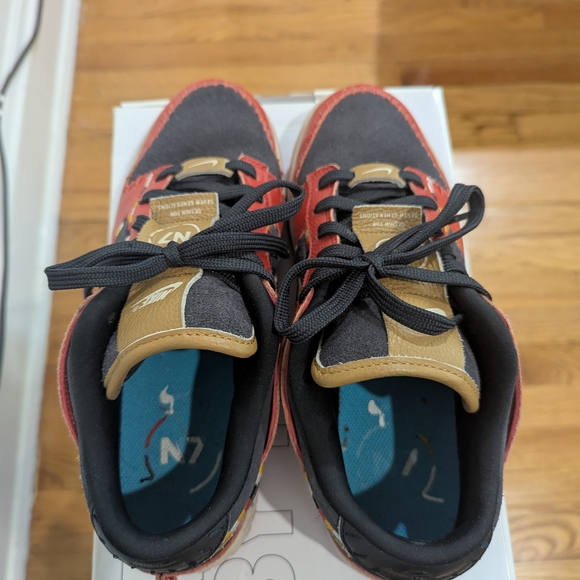 Custom Nike Dunks - Men's Sz 7 Red & Black